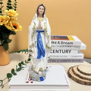 Jesus Religion of the Lourdes Virgin Mary Christmas Festival Decorations Resin Crafts Sculpture Decoration
