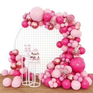 Kids 1st Happy Birthday Theme Party Decoration Latex Balloon Set Birthday Party Supplies Balloon Garland Kits for Kids Birthday