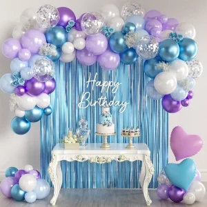 Kids & Adult Birthday Wedding Balloons Garland Arch Kit for Sea Theme Party Baby Shower Decoration Globos