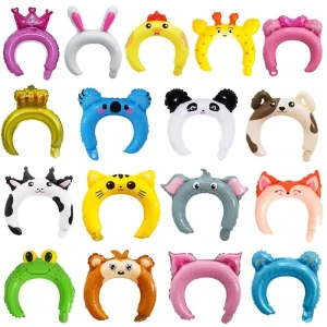 Kids Animal Cartoon Headband Balloons QR Code Street Promotion Gifts National Day Christmas Decorations