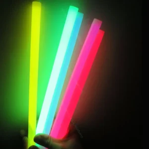 Kids Birthday Party Supplies Glow Stick Custom Neon Pop 12 Inch Safety Glow Stick