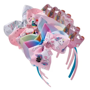 Kids Fashion Accessories European American Dreamy Kids JoJo Style Cloth Handmade Hairband & Headband Halloween Party Supplies