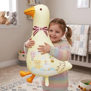 Kids Favorite Gift Toy Balloon Supplier Childlike Joy Goose Inflatable 55*78 CM Cartoon Goose for Outdoor Theme and Baby Shower