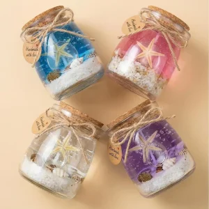 Kids Festival Luxury Handmade Eco Friendly Non Toxic Soy Wax Jelly Candle Customized Scent for Birthdays Parties Home Decor