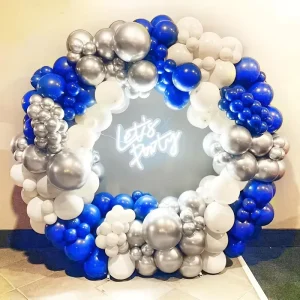 Kids Round Party Wedding Latex Color Background Decoration Air Balloon Arch Kit Party Decoration