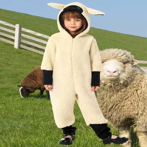 Kids Sheep Costume Kids Animal Costume Sheep Costume Unisex Kids Animal Outfit