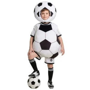 Kids Soccer Ball Costume Halloween Sports Party Football Outfit Children Boys Soft Padded Fancy Dress Carnival