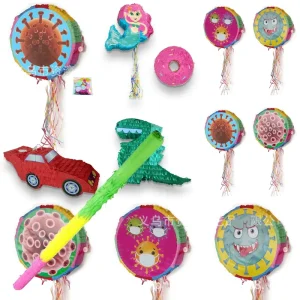 Kids Toy Pinata for Happy Birthday New Year and Christmas Parties Fun Decorations and Games