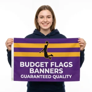 Knitted Polyester Personalized Sports Team Banner Flags Full Color Digital Printing for Soccer Club Fan Low MOQ Durable Outdoor
