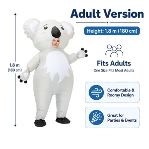 Koala Inflatable Costume Stage Show Mascot Concert Cheer Team Activity Direct Manufacturer Bulk Order Waterproof Durable Adult