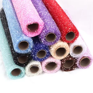 Korean Flower Bouquet Wrapping Papers Polyester Flower Wrapping Mesh Mesh Flower Wrapping Mesh for Gift Packing