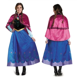 L Halloween Costumes Frozen Cosplay Outfits Anime Anna Dresses Carnival Costumes Role-playing Props Christmas Stage Costumes