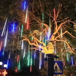 圣诞室内户外防水雨滴LED流星雨灯