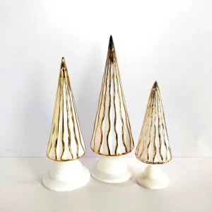 欧式玻璃圣诞树装饰品 LED灯 可定制颜色 工厂直销 室内家居装饰