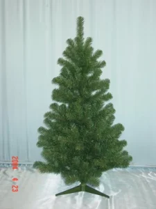 高品质环保塑料挂式松木圣诞装饰品套装，带插入式 LED 灯（500-1000 个 LED 暖白光）树形装饰