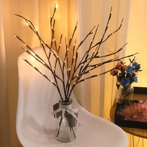 LED Branch Fairy Lights IP44 Dimmable 70-75cm Romantic Indoor Festive Ambiance Creator Wedding Party Birthdays Christmas