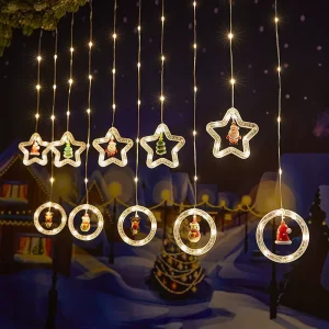 LED Christmas Festive Street Tree Decoration Fairy Straight String Lights 3m Wedding Party Indoor Outdoor Lighting