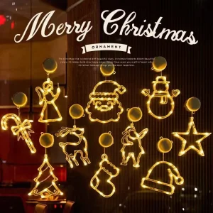 LED Christmas Lights Festive Atmosphere Lights Holiday Hanging Lights Christmas Decorations Ornaments
