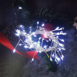 LED Christmas Solar Decorative Lights String Waterproof 3M 100LED Wedding Christmas Fairy Party Garden Lighting