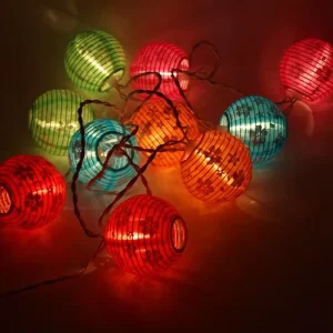 LED Copper Mini Lantern String Lights IP44 Indoor Outdoor Colorful Decorative Fairy Lights for Christmas Party Garden