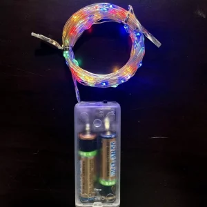 LED Copper Wire Christmas Lights with IP44 Waterproof USB Remote Eight Functions Battery Box Outdoor Decorative String Lights