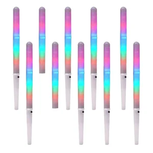 LED Cotton Candy Cones and Marshmallow Glowing Sticks for Parties