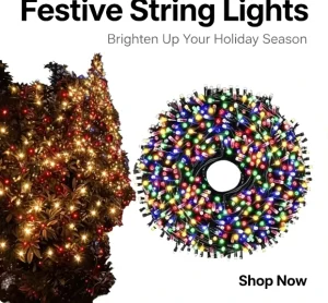 LED Firecracker Fairy Lights 8 Modes IP44 Waterproof String Lights Holiday Decor for Christmas Halloween Home Party