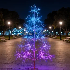 LED Firework Christmas Tree Giant Landscape Lighting Outdoor Wedding & Home Decoration With Multi Color