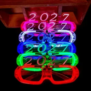 LED Flashing Glasses Lighted up Glowing Party Glasses Christmas Party Holiday Atmosphere Glass