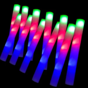 LED Flashing Light in Dark Party Supplies Wedding Decor Light up Foam and Plastic Glow Stick