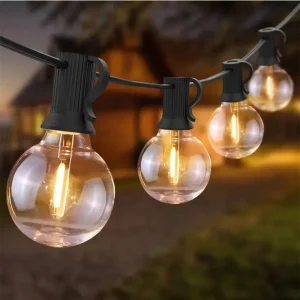 LED G40 Global String Light Outdoor Christmas Decorations Holiday Lights 3m 10 Bulbs Patio Decoration String Light