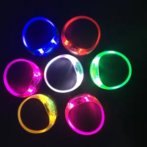 LED Glow Bracelet Sound Control Party Wristbands Christmas Graduation Event Valentine Day Concert Party New Year Cheering Prop