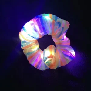 LED Light Up Flashing Hair Bundle Decorations for Women and Girls Festival Party Event Supplies Factory Direct Sale