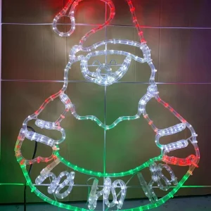 LED Motif Light for Outdoor Decoration 85*77cm Santa Claus Motif Light Christmas Festival Holidays Lighting