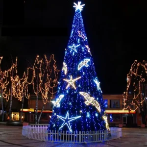 LED Outdoor Christmas Tree Light for Plaza Commercial Use