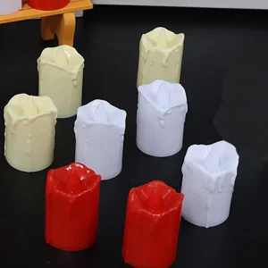 LED Plastic Wedding Candle Steady Light for Parties Christmas Graduation New Year Thanksgiving Valentine’s Day Bar Decorations