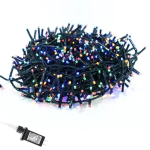 LED Plug Operated Outdoor Christmas Lights IP44 Plastic Material Dimmable Easy Installation CRI 80 2700K Warm