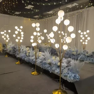 LED Romantic Hanging Lamp Elegant Vintage Wedding Decoration Lights Detachable Road Lead Walkway for Party Stage New Arr