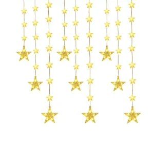LED Solar Light String Curtain Light Christmas Outdoor Festive Atmosphere Decorative Light