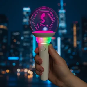LED Sticks Plastic Eco Friendly Customized Logo 3D Modeling Party Holiday Supplies Christmas Gift Welcome RGBW
