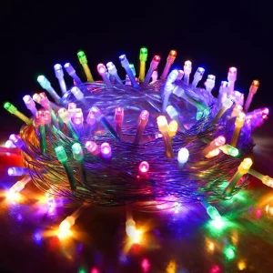 LED String Lights Starry Sky Effect Battery operated PVC IP44 10 Meters 100 Bulbs Wedding Christmas Decorations Festive Outdoor