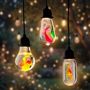 LED Warm White Festoon Lights Indoor Outdoor IP65 Plastic Christmas Decor