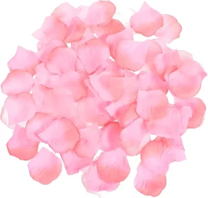 LILIS Rose Petals (Petal Confetti) for Wedding Party Easter & Valentine’s Day Decorative Artificial Flowers Plastic 100g