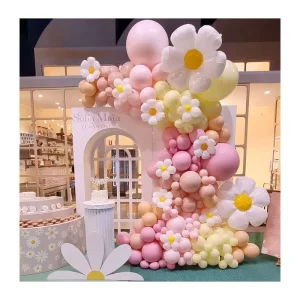 LUYI Ballon Decoration 140 Pcs Disposable Pink Balloon Garland Purple Chrome Confetti Balloon Arch Kit Wedding Party Balloons