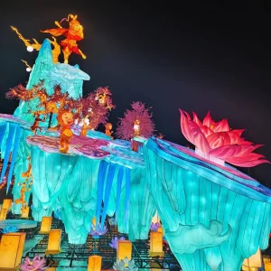 Lantern Carnival Lighting Show Window Shopping Zoo Party Festival Holiday Time Party Light Christmas Motif Light