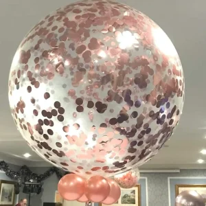 Large Balloons 36″ Confetti Balloons Birthday Wedding Festival Party Decoration Stuffed Balloons