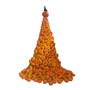 Large Christmas Decoration Plastic Pumpkin Fiberglass Amusement for Halloween Home Decorations for Parties and Outdoor Events