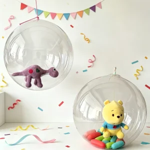Large Clear Pre Stretched Wide Neck Bobo Balloons 10pack Big Bubble Bobo Gifts Baby Shower Party Decor Transparent Bobo Balloons