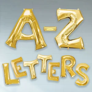 Large Foil Letter Balloons Custom Mylar Balloon Reusable Helium Inflatable Letter Balloon for Birthday Wedding Party Decoration