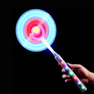 Large Glow Stick Toy Children Interactive Whirling Flashing Windmill LED Toy